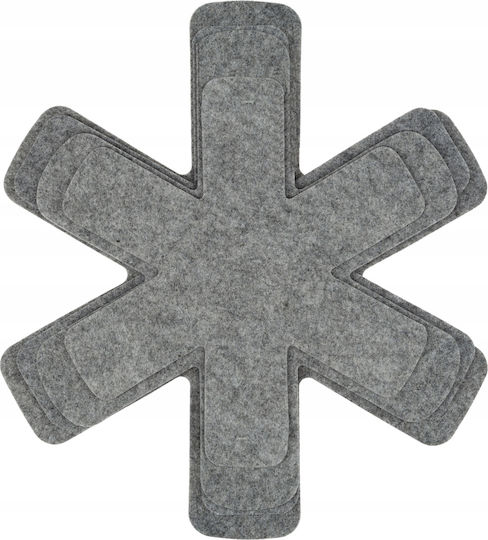 Kadax Topf- und Pfannenschoner Set 4 Grau