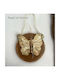 Decor de Perete din Lemn "Fluture Ceramic"