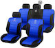 Lux Split Seat Covers BMW Universal PU Leather Takeposition Black Blue 214-3249-9000-10