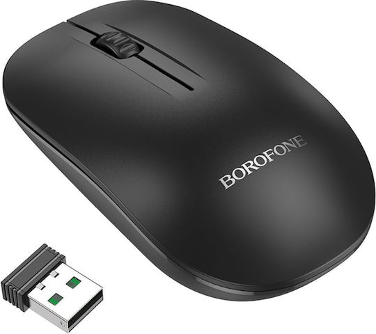 Borofone BG14 Planet Kabellos Maus Schwarz