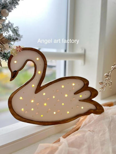 Schwan 3D Lampe
