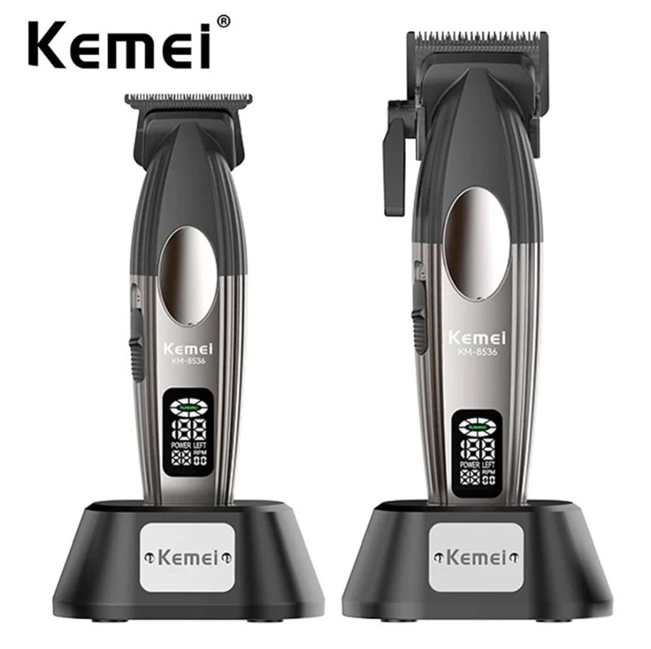 Kemei 8536 ヘアカットセット LCD、リチウムバッテリー Kemei Professional Set Hair Clipper KM-8536 | Skroutz.mt