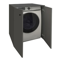 Grauer Megapap Waschmaschinen-Unterschrank Anthrazit 70x66x90cm Paket 1 Stück