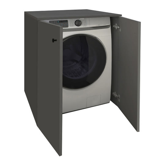 Gray Megapap Washing Machine Cabinet Anthracite 70x66x90cm Package 1 Piece