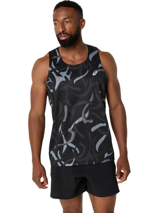 ASICS Road Sportliches T-Shirt Schwarz