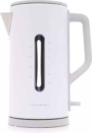 Kohersen Електрическа Кана 1.7л 3000W Бяла | Skroutz България