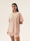 Henderson Sommer Damen Pyjama-Set Beige Nubes