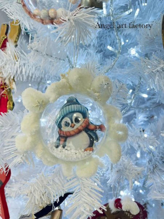 Weihnachtliche Schneekugel mit Geschenke 1Stück