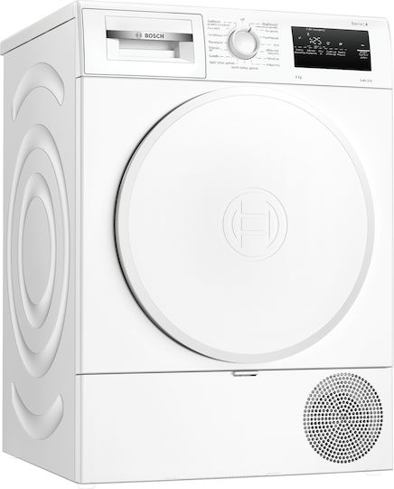 Bosch Serie 4 Uscător de rufe 8kg cu pompă de căldură