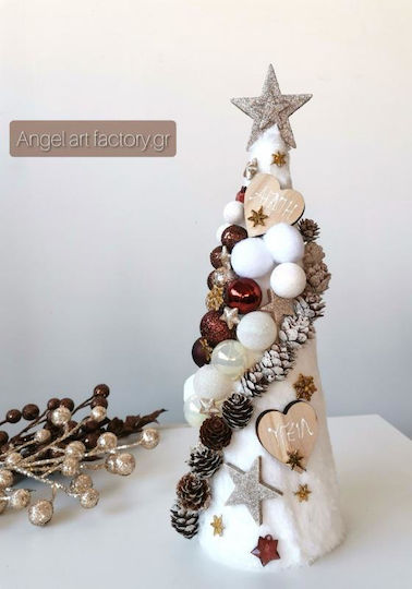 Christmas Decorative Fabric Tree Adorned
