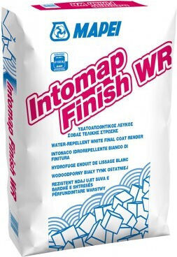 Mapei Mapei Intomap Finish Wr Σοβας Αδιαβροχος Τελικης Στρωσης Λευκος 25kg