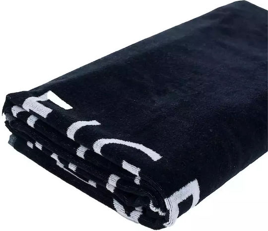 Tommy Hilfiger Πετσέτα Θαλάσσης Βαμβακερή Μπλε 180x100εκ.
