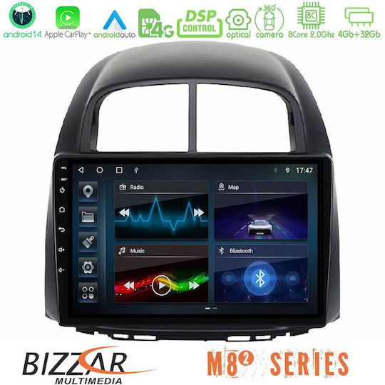 Bizzar Ηχοσύστημα Αυτοκινήτου για Daihatsu Sirion Subaru Justy 2008-2010 (Bluetooth/USB/WiFi/GPS/Apple-Carplay/Android-Auto) με Οθόνη Αφής 10"