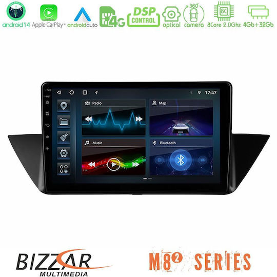 Bizzar Sistem Audio Auto pentru BMW X1 / X1 (E84) 2009 – 2014 (Bluetooth/USB/WiFi/GPS/Apple-Carplay/Android-Auto) cu Ecran Tactil 10"