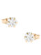 Art d or Earrings made of Pink Gold with Stones