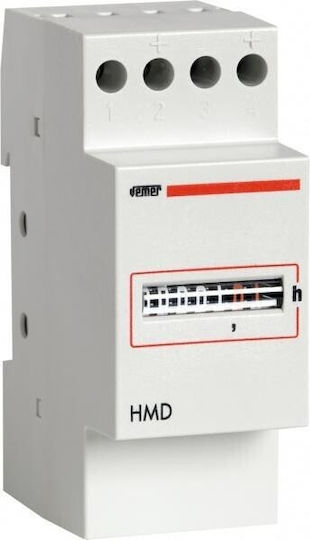Vemer Schienenmontierter Betriebsstundenzähler 24VAC Hmd-024 Vemer