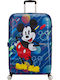 American Tourister Wavebreaker Παιδική Βαλίτσα Ταξιδίου Καμπίνας Σκληρή Mickey Future Pop με 4 Ρόδες