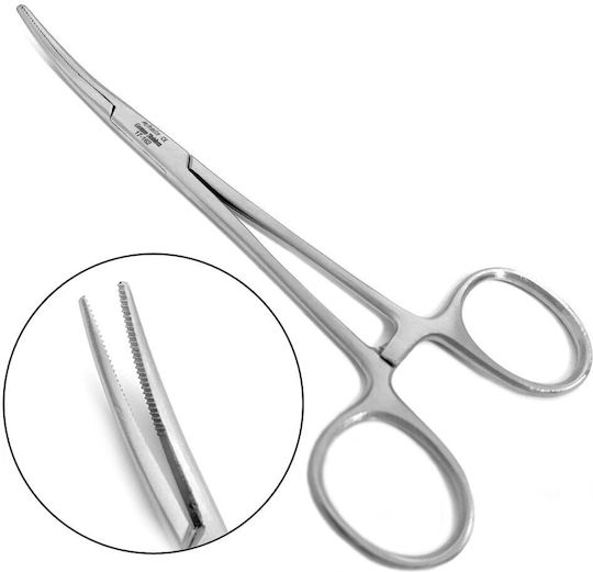 Rhein Nadel Λαβίδα Ιατρική Κυρτή 16cm