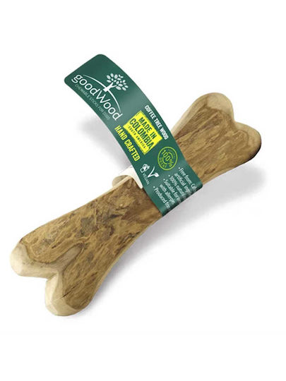 Pet's Up Game Wooden Bone for Dogs Natural Small 65gr