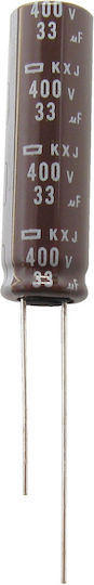 33μf 400v Nippon Chemicon Ø10x35 Mm Ls:5mm 12000h @ 105°c 33uf 400v Electrolytic Capacitor