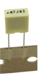 Πυκνωτής Mkt 470nf 63vdc 40vac ; 5%; Pitch:5mm; Kemet; 470nf 63vdc Πολυεστέρα Polyester Film Capacitor