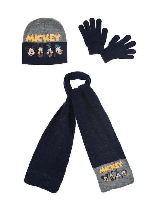 Superheroes Kids Beanie Set with Scarf & Gloves...
