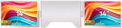 Extralink Smart Life S688 Monitor 2-Bildschirm 14" Full HD IPS 60Hz Laptops 12" bis 17,3"
