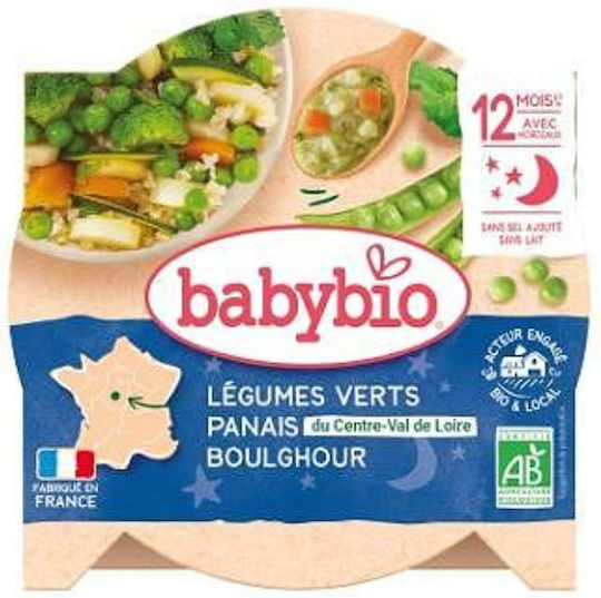 Бебешка храна с вкус Пащърнак и булгур 230гр за 12+ месеца