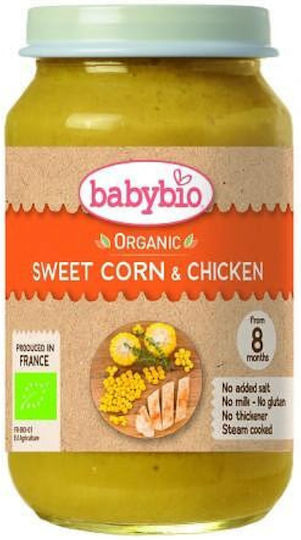 Babybio Meniu bebelusi cu Aromă de Pui 200gr pentru 8+ Luni