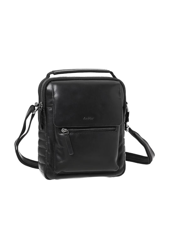 Leather Men's Bag Shoulder / Crossbody Black