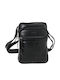 Leather Men's Bag Shoulder / Crossbody Black