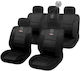 Takeposition Car Cover Set 9pcs Leatherette Black