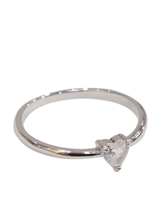 Prince Silvero Ring with Zircon made of Silver