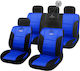 Takeposition Set Huse Auto 9buc Piele sintetica Albastru / Negru