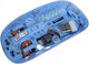 Aoas WB08 Ασύρματο Bluetooth Ποντίκι Μπλε