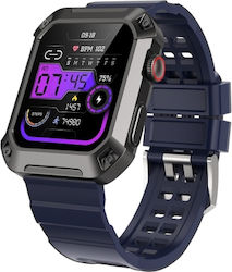 Rogbid Tank S2 Ceas Inteligent cu Ecran IPS de 1,83 Inch, Suport Apeluri Bluetooth, Monitorizare Tensiune Arterială și Somn, Albastru