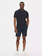 Kurzarmbluse Midnight Blue