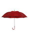 Lampa Rezistent la vânt Automat Umbrelă de ploaie Compact Burgundy