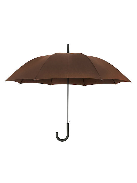 Lampa Classic 103 Αυτόματη Ομπρέλα Βροχής Σπαστή Καφέ