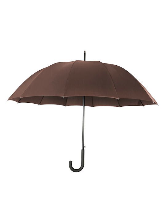 Lampa Premium 111 Winddicht Regenschirm Kompakt Braun