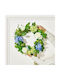 Vevor Artificial Decorative Wreath 23 Inches Blue White Green Hydrangeas Roses Zshhxqhtmlbl4g2okv0