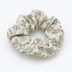 Floral Design Almond Tree-White Scrunchie