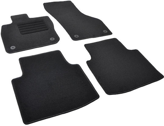 Πατάκια Δαπέδου Μοκέτας Standard Μαύρα Συμβατά Για Skoda Superb Iv/ Vw Passat (b9)