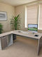 Ecke Professionelles Büro Armadi Holz Gray-white 140x70x75cm