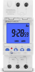 Temporizator programabil 1 secundă Sinotimer Comutator temporizator programabil iluminat 230v 16a Tm928sakl
