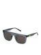 FILA Unisex Sunglasses with Gray Plastic Frame and Gray Lens SFI896 03GU