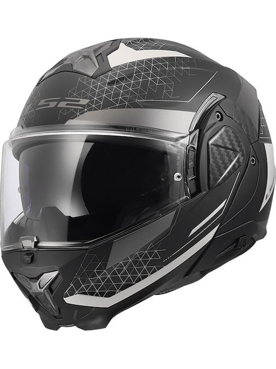 LS2 Advant II Astral Matt Grey Κράνος Μηχανής F...