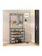 Ergorack Hallway Furniture with Hanger & Shoe Rack Black 80x26x172cm