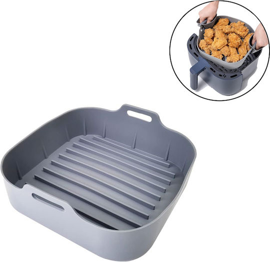 Silicone Cooking Mold Air Fryer Perimeter 20cm Gray