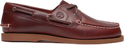 Timberland Classic Boat Leather Women's Boat Shoes in Burgundy Colour Timberland Classic Boat Leather Women's Boat Shoes in Burgundy Colour